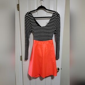 Women's Orange Skirt
